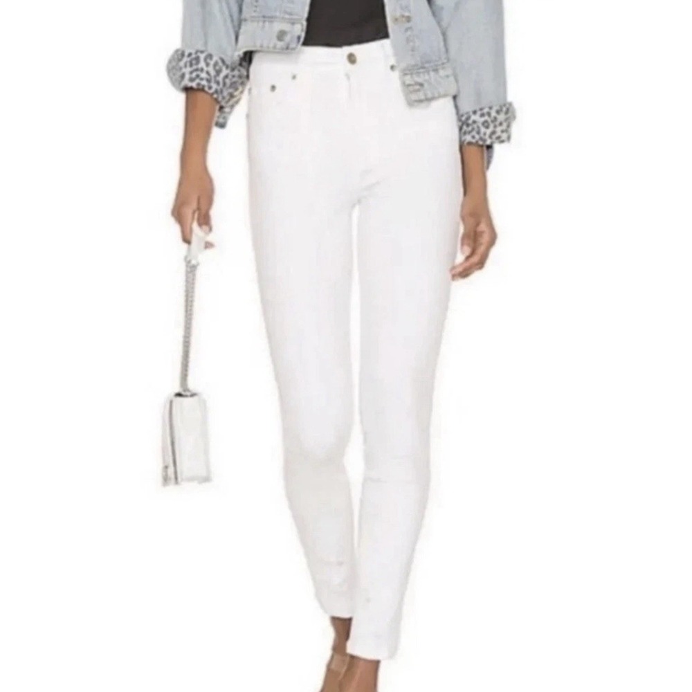 Pistola Jennifer High Rise Skinny Jeans Size 27 Oslo White‎ Stretch Denim
